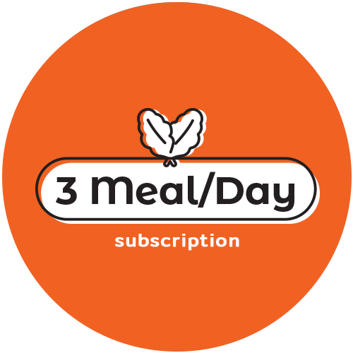 3 Meal/Day Subscription | Charged monthly, 21 jars a week delivered
